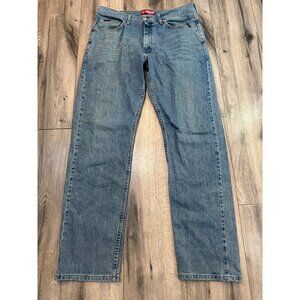 Lee Premium Select Regular Fit Straight Leg Jeans 38W x 32L Denim Blue